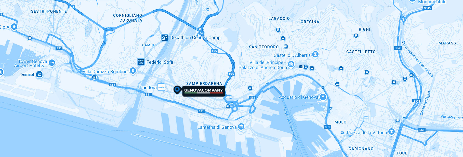 GENOVA GenovaCompany azienda leader soluzioni servizi marcheting busines GoogleMaps